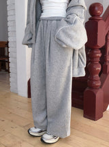 [SET] Line Fleece Hood Zip-up + Jogger Pants (3color)