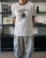 ADカラーマッチング リンガー ショートスリーブ Tシャツ