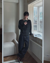 ルビンスレイヤードクロップニット
