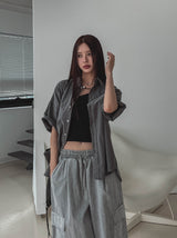 Bibi Unbalanced ribbed sleeveless