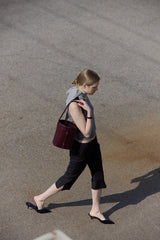 TRONCO BUCKET BAG BURGUNDY