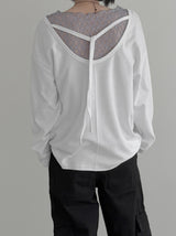 Brin See-through Lace Top