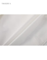 May pintuck flare long skirt