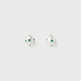 Irregular Polkadots Earrings, Green