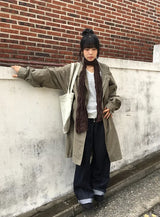 Vino Pleated Long Muffler