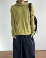 Gets High-neck Waffle Hoodie