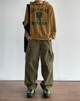 Crack Velvet Hooded Zip-Up
