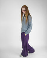 WOOD STRING WIDE PANTS