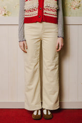 Melody Corduroy Pants [Ivory]