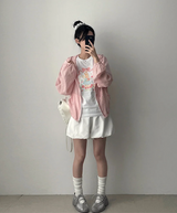 Line cover*pumpkin balloon miniskirt*pants