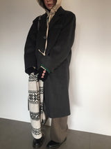 ウールブレンドエッセンシャルロングコート (2 Colors)