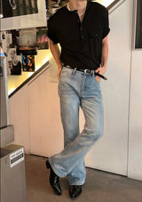 [4SEASON] Flare denim pants(4color)