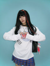 i ♥ Korea 長袖Tシャツ [red]