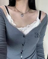marine heart necklace