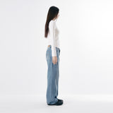 Basic U neck T-shirt 002