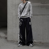 OV 54460 Calli Side Lettering Wide Track Pants (2 colors)