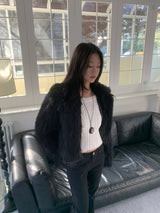 Luna Skin Off-Shoulder Cable Slim-Fit Knit