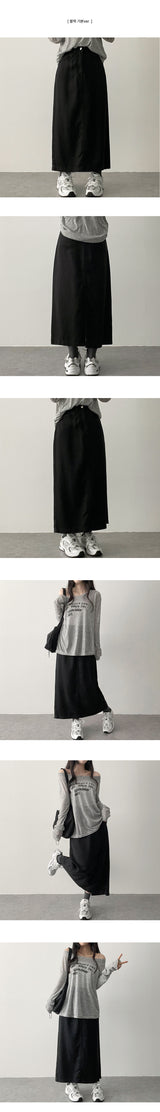 Weed Cool Chalang プレミアムコットンロングスカート [Lyocell Fabric]