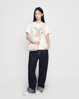 25FW ダイアゴナルパッドクロスバッグ ピンク