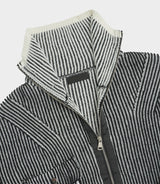 Adel pocket zip-up knit