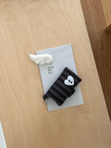 Music card wallet - piano (stripe)