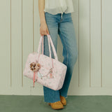 Coco Quilting Tote Shoulder Bag _ Pink