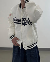 Sanver Lettering Varsity Padding Jumper