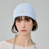 リーフ VZ ロゴウォッシュドビーニー / スカイブルー