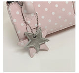 Y2K Polka Dot Mini Boston Top Handle Crossbody Bag