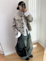 Rage Toggle Nordic Knit Cardigan