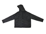 [UNISEX] ベーシックなオーバーサイズルーズビッグフードジップアップ - 2 COLOR