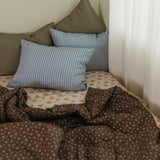 Dust-Free Maple Pattern - Brown Duvet Cover - SS size