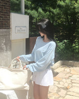 [MADE/夏ver.] Fluffy Basic Round Knitwear