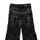 "00 KNIGHT CLUB BAGGY FLARE JEANS" 