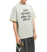 Sawyer Contrast Lettering Tee