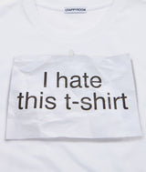 アイヘイトディスTシャツ (WHITE)