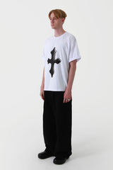 SHADE CROSS TSHIRT-WHITE