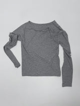 Boatneck Button Loose Fit T-shirt