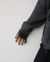 LIF OVER DAMAGE CARDIGAN