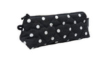 Triangle zipper Pencil Pouch_Dot Black