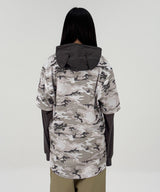 SKELETON CAMO BASEBALL JERSEY - [GREY]