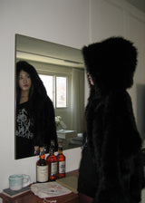 HOLIDAY HOOD FUR JACKET