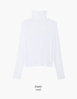 ベーシックスリムフィットタートルネックTシャツ (5color)