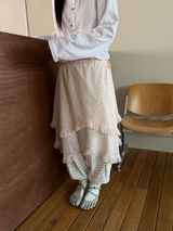 ♡メイド♡ フローラル レッグウォーマーパンツ