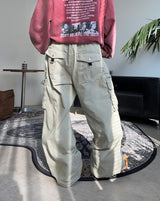 エルデンダイアゴナルジッパーカーゴパンツ