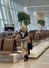 シックススターユニショルダーTシャツ