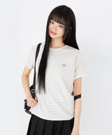 コンフォートストライプハーフTシャツ [3color]