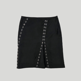 HOOK N EYE HIDDEN FLARE SKIRT