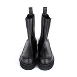 DAVID STONE HI-COMMANDO SOLE CHELSEA BOOTS