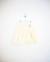 COTTON FLARE SKIRT (LEMON)